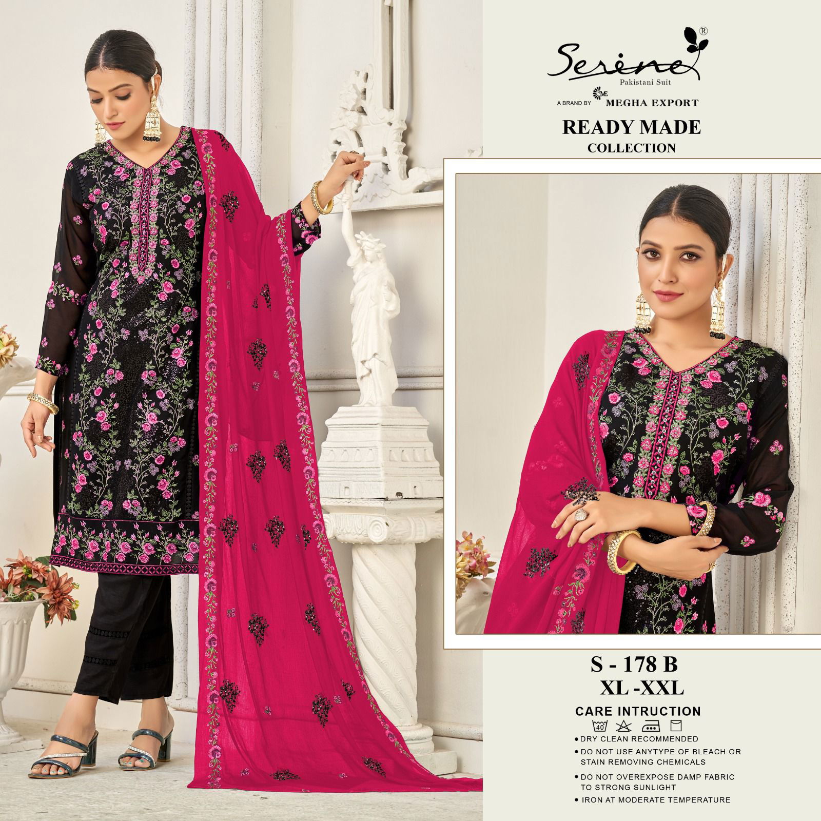 Serine S 178 Georgette Pakistani Readymade Suits Catalog